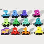 magnetic train set blocks